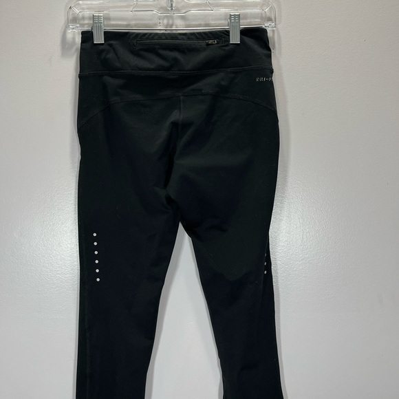 Nike Women’s Black Drawstring Waist Power Epic Run Athletic Leggings - Picture 8 of 12